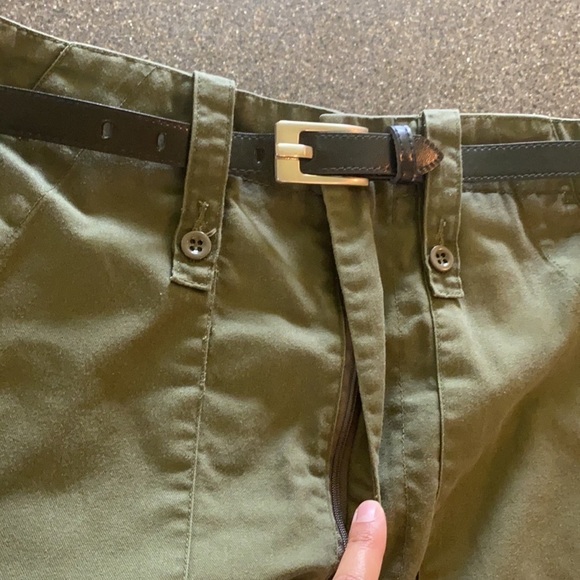 FURST OF A KIND Army Green Cargo Zipper Shorts Size Small - Picture 8 of 9